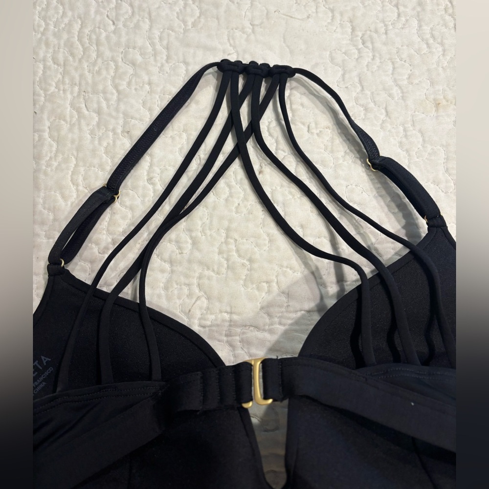 Athleta black 3 piece Bikini Set - Picture 6 of 13